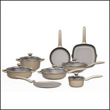 Non-stick luminum cookware set