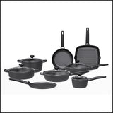 Aluminum cookware set non-stick coating