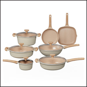 Non-stick aluminum cookware