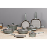 Non-stick luminum cookware set