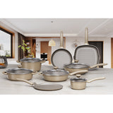 Non-stick luminum cookware set