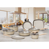 Aluminum cookware set non-stick coating
