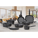 Aluminum cookware set non-stick coating